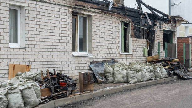 Professional Soot Cleanup technician working in Brentwood, MD